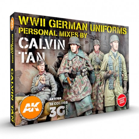Coffret de couleurs acryliques WWII par Calvin Tan