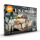 Conjunto de tintas acrílicas AK Interactive Adam Wilder