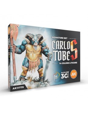 Ensemble de peinture Carlos Tobes 3GEN avec figurine Ariès