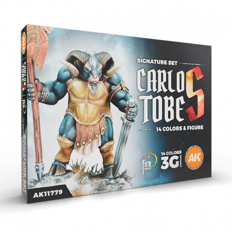 Ensemble de peinture Carlos Tobes 3GEN avec figurine Ariès