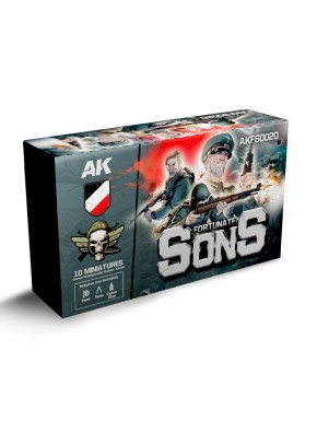 Boîte de miniatures Fortunate Sons AK Interactive