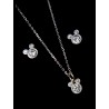 Sterling Silver e Zirconia Disney Mickey Set