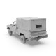 Modèle réduit du camion M1008 avec bâche