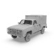 Modèle réduit du camion M1008 avec bâche
