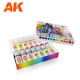 Coffret acrylique 14 couleurs AK-Interactive