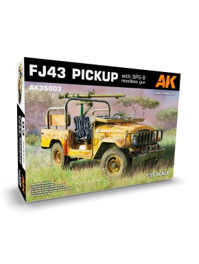 Maquette FJ43 Pickup avec canon SPG-9 à l'échelle 1/35