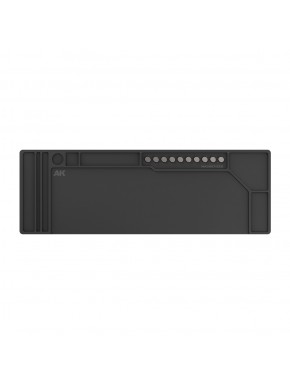 Tapete de silicone preto AK-Interactive com ímãs