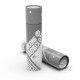 Nappe en silicone grise avec aimants pour miniatures