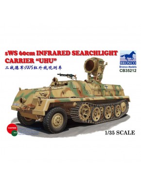 Maquette sWS 60cm Infrared Searchlight Carrier UHU avec pièces détaillées