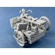 Maquete da motocicleta Vickers-Clyno Mark IV 1915 em escala 1/35