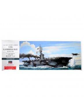 Maquete USS Gambier Bay Hasegawa em escala 1/350
