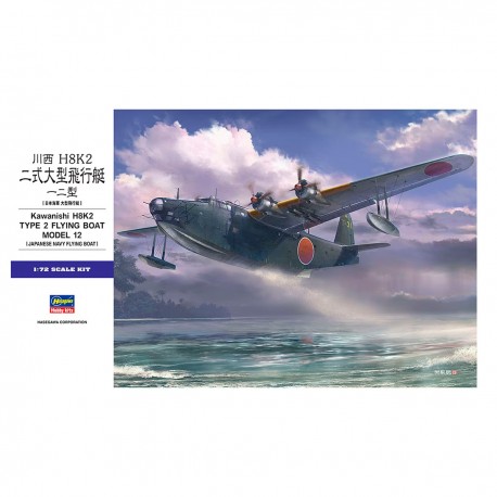 Modèle d'hydravion japonais H8k2 échelle 1:72