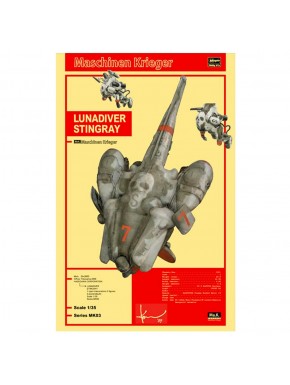 Maquette Lunadiver Stingray 1/35 avec figurines de Hasegawa
