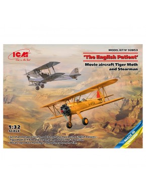 Modelos de aviões Tiger Moth e Stearman 1/32