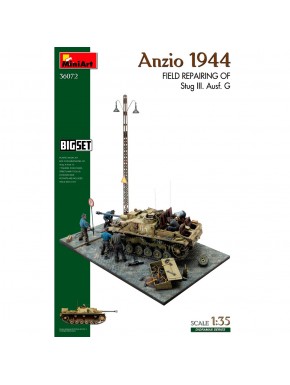 Diorama Anzio 1944 réparation de StuG III Ausf. G