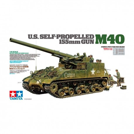 Kit de modelo Tamiya M40 155mm escala 1/35