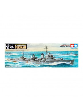 Maquete pintada e montada do Destroyer Yukikaze