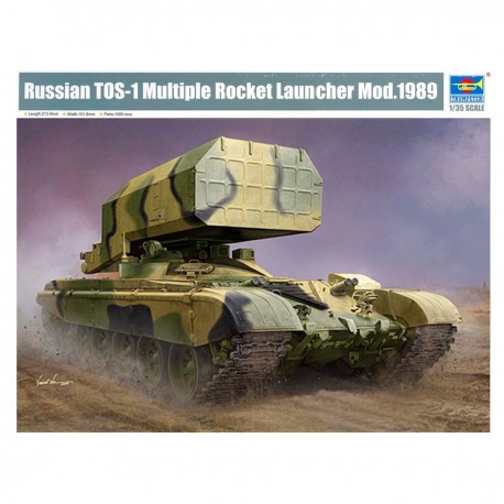 Maqueta de lanzacohetes TOS-1 M.1989 1/35 Trumpeter