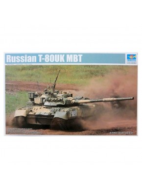 Modelo a escala 1/35 T-80UK MBT de Trumpeter