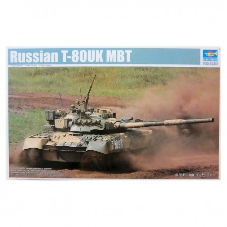 Maquette échelle 1/35 T-80UK MBT par Trumpeter