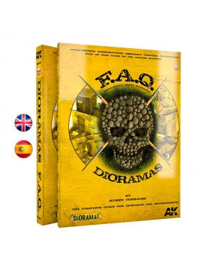 Couverture jaune du livre F.A.Q. Dioramas