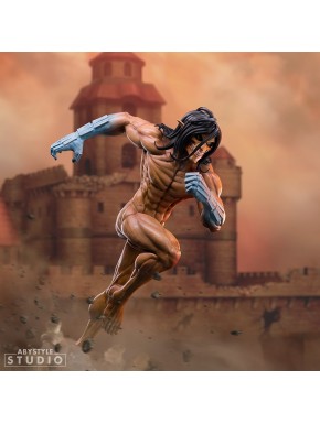 Figurine d'Eren en forme de titan courant, Attack On Titan