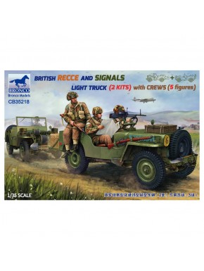 Camion Léger de Reconnaissance et Signaux Britannique 1/35 avec équipement