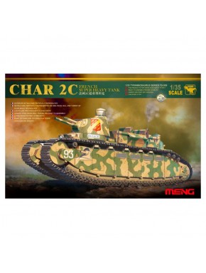 Modèle de char Char 2C super lourd français à l'échelle 1/35 par Meng