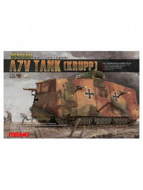 Maquette du char allemand A7V à l'échelle 1/35 de Meng