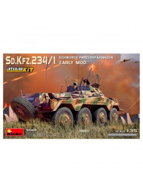 Modelo Sd.Kfz.234/1 escala 1/35 por MiniArt