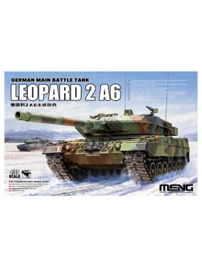 Maquette du char Leopard 2A6 de Meng