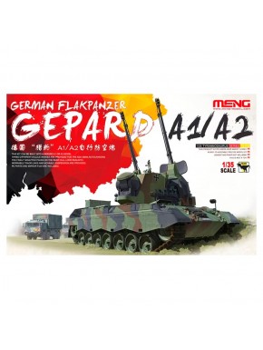 Kit de maquete German Flakpanzer Gepard A1/A2 Meng