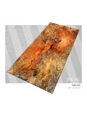 Tapis champ de bataille Warland 3x6 néoprène Pwork Wargames
