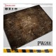 Tapis néoprène Deadland pour wargames avec design de terrain désolé