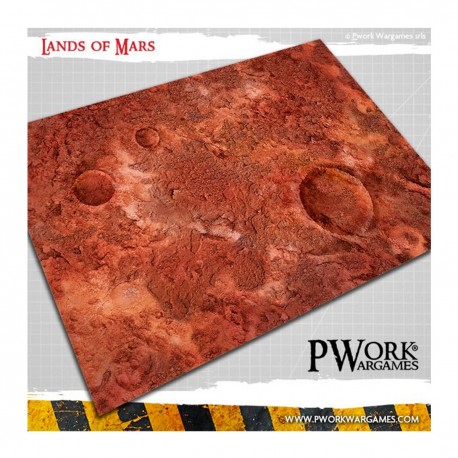 Tapis de jeu néoprène Lands Of Mars paysage martien