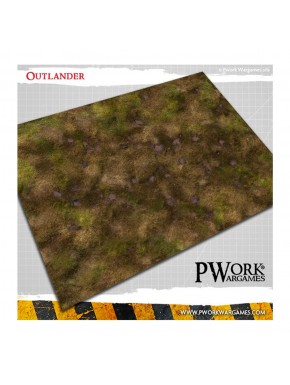 Tapis en néoprène Outlander pour wargames, design sauvage