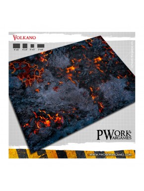 Tapis néoprène Volkano pour wargames