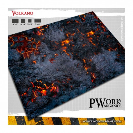 Tapis néoprène Volkano pour wargames