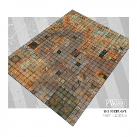 Tapis de jeu The Underhive design industriel