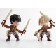 Pack de figurines d'Eren et Annie de 8 cm d'Attack on Titan