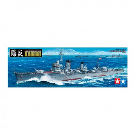 Kit destruidor Kagero em escala 1/350 montado e pintado