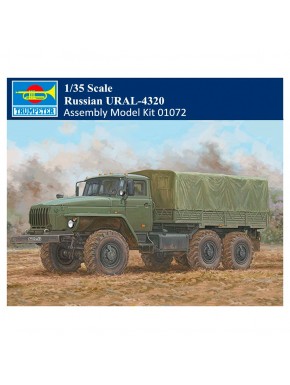 Maqueta a escala del camión Ural-4320