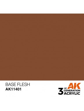 Tinta acrílica Base Flesh AK-Interactive