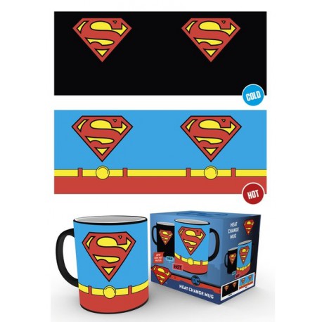 Taza térmica con diseño de traje de Superman
