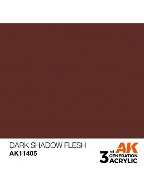 Bouteille de peinture Dark Shadow Flesh par AK-Interactive