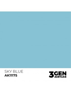 Peinture acrylique Bleu Ciel AK-Interactive