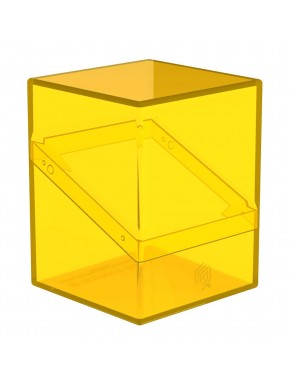 Caja de mazo transparente Ultimate Guard Boulder 100+ Ámbar