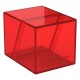 Caja transparente roja Boulder 100+ Clear para cartas