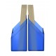 Caja azul Ultimate Guard Boulder 40+ con cartas