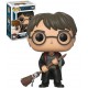 Funko Pop! Harry Potter con Escoba y Pluma